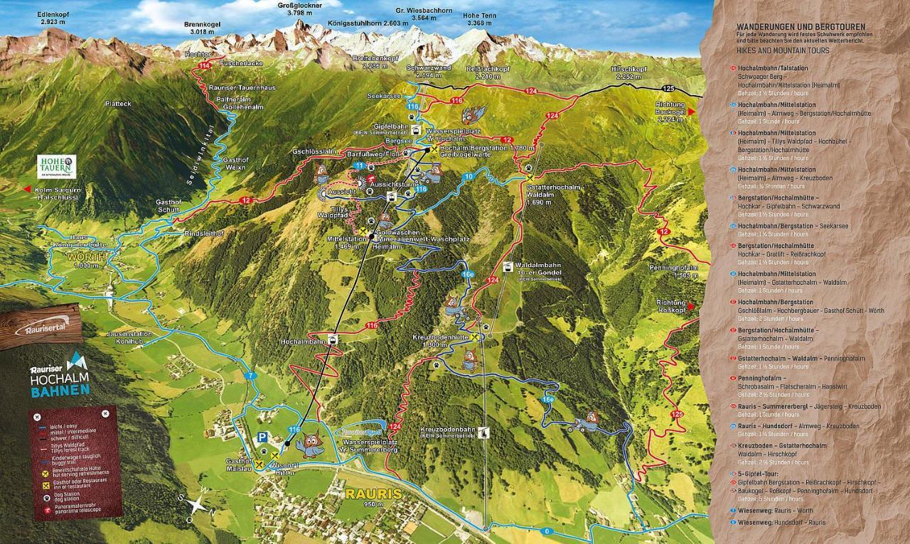 Modern Mountain Apart Directly By Skiing Area Rauris Exterior photo